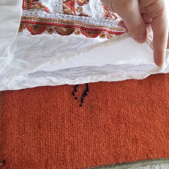 Free People Mini Dress Embroidered Boho Sunrise Tunic XS - Picture 6 of 11